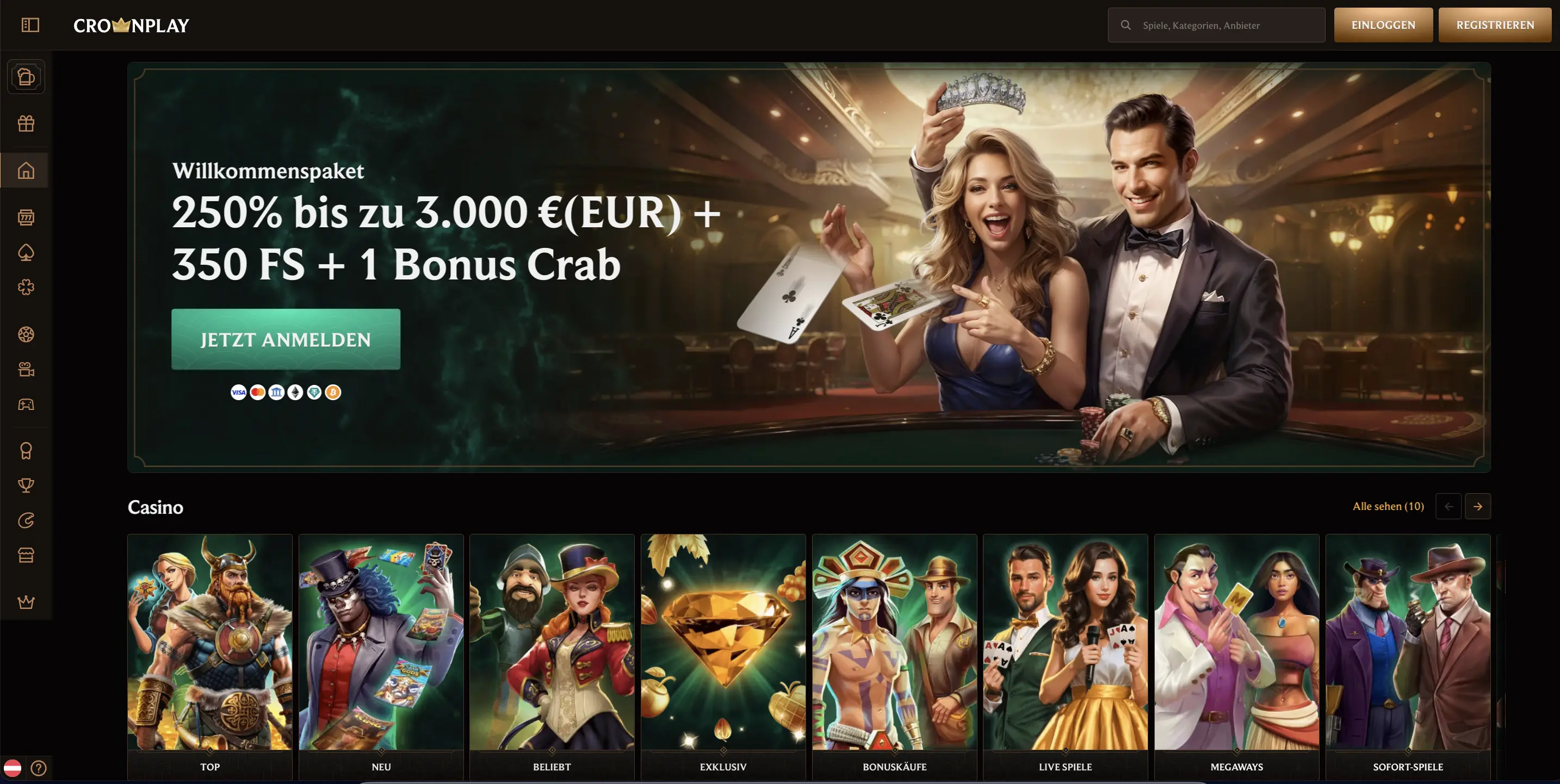 CrownPlay online casino Österreich